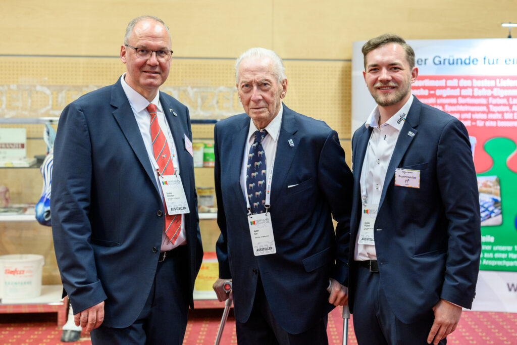 Die drei Generationen der Familie Seidler: Gemeinsam stehen sie erfolgreich an der Spitze von Sefra.