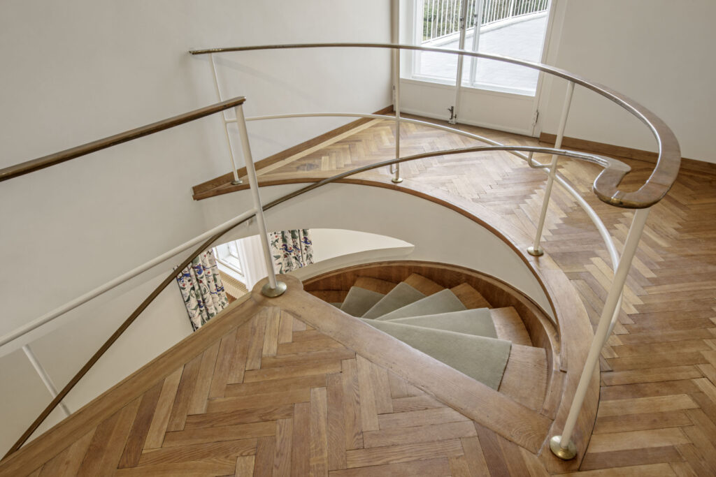 Parkettböden in der Villa Beer