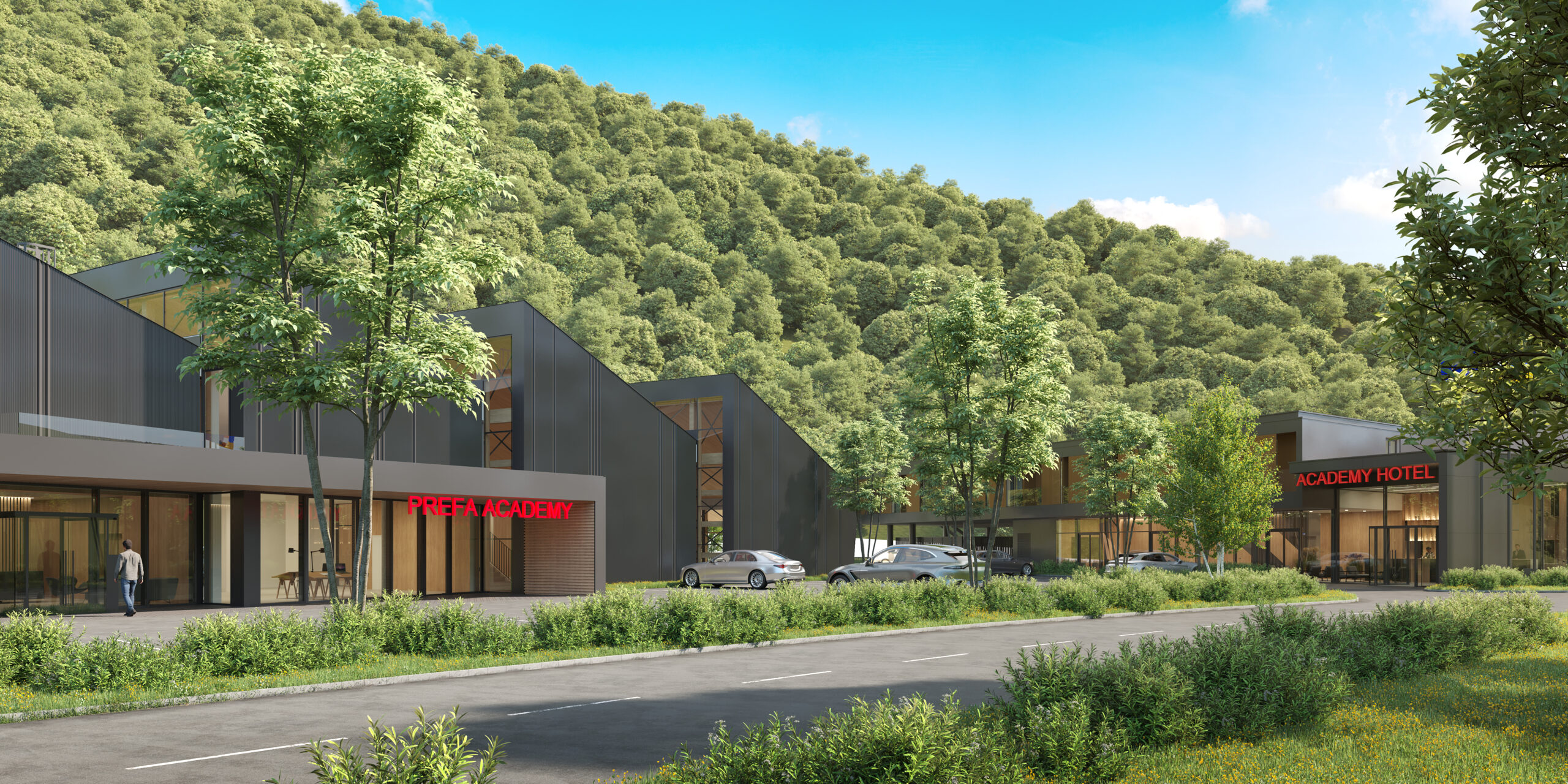 Spatenstich für die neue Prefa Academy