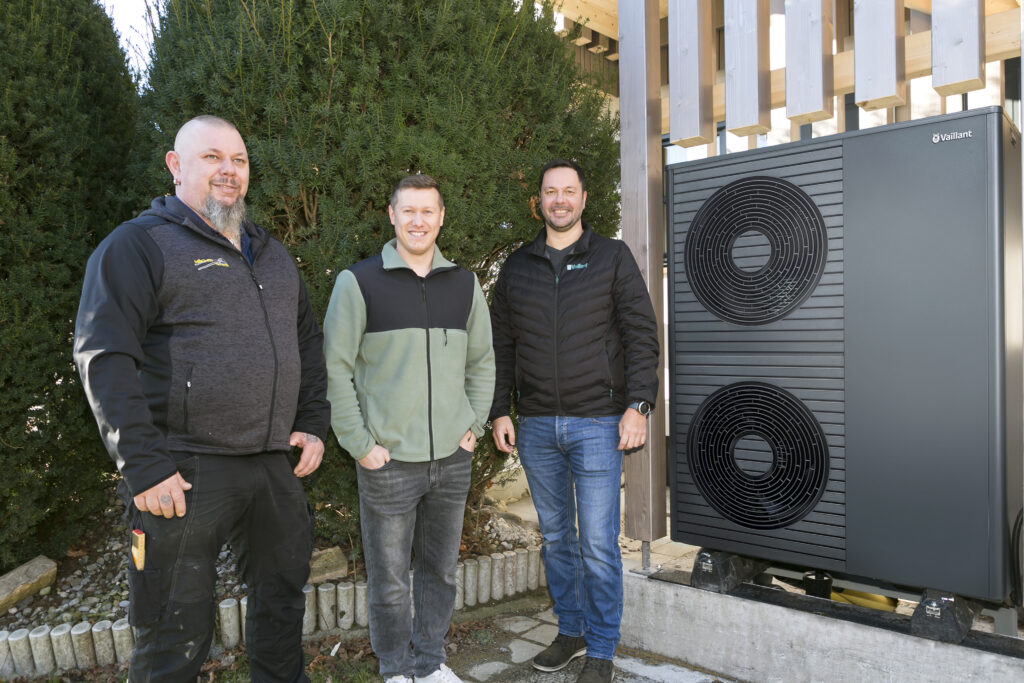 Wärme für Generationen (v.l.): Markus Kresser, Michael W. und Christian Tiefenthaler.