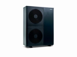 Die aroTHERM plus VWL 125/8.1 400V von Vaillant kombiniert das natürliche Kältemittel R290 mit intelligenter Regelung und flexibler Einbindung in moderne Energiesysteme.