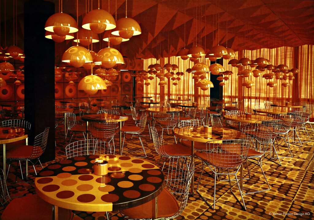 Einer der ersten Großaufträge: Die Einrichtung der Kantine des Spiegel-Verlags in Hamburg, 1969 