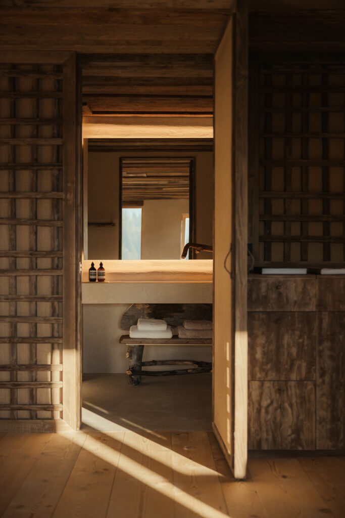 Waschraum im Eriro Alpin Hotel