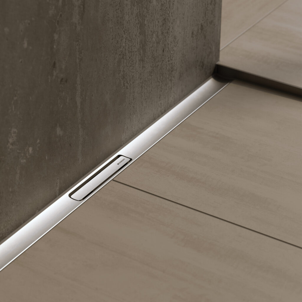 Linienentwässerung für Duschen: Geberit Clean Line 30 