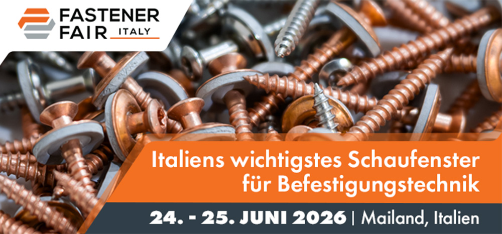 Besucherregistrierung für die Fastener Fair Italy 2026 ab sofort geöffnet