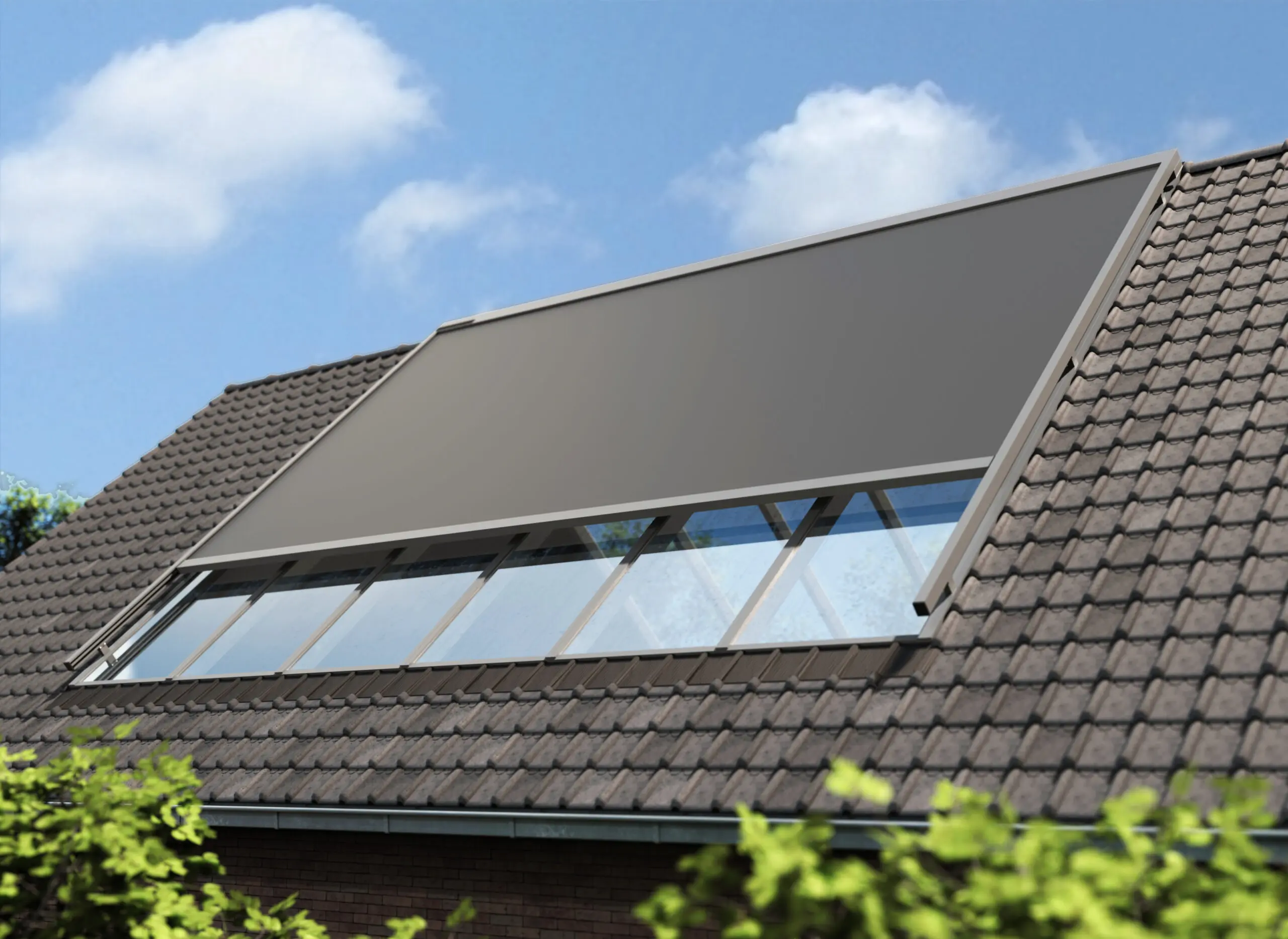 Windfester Textilsonnenschutz für jedes Fenster