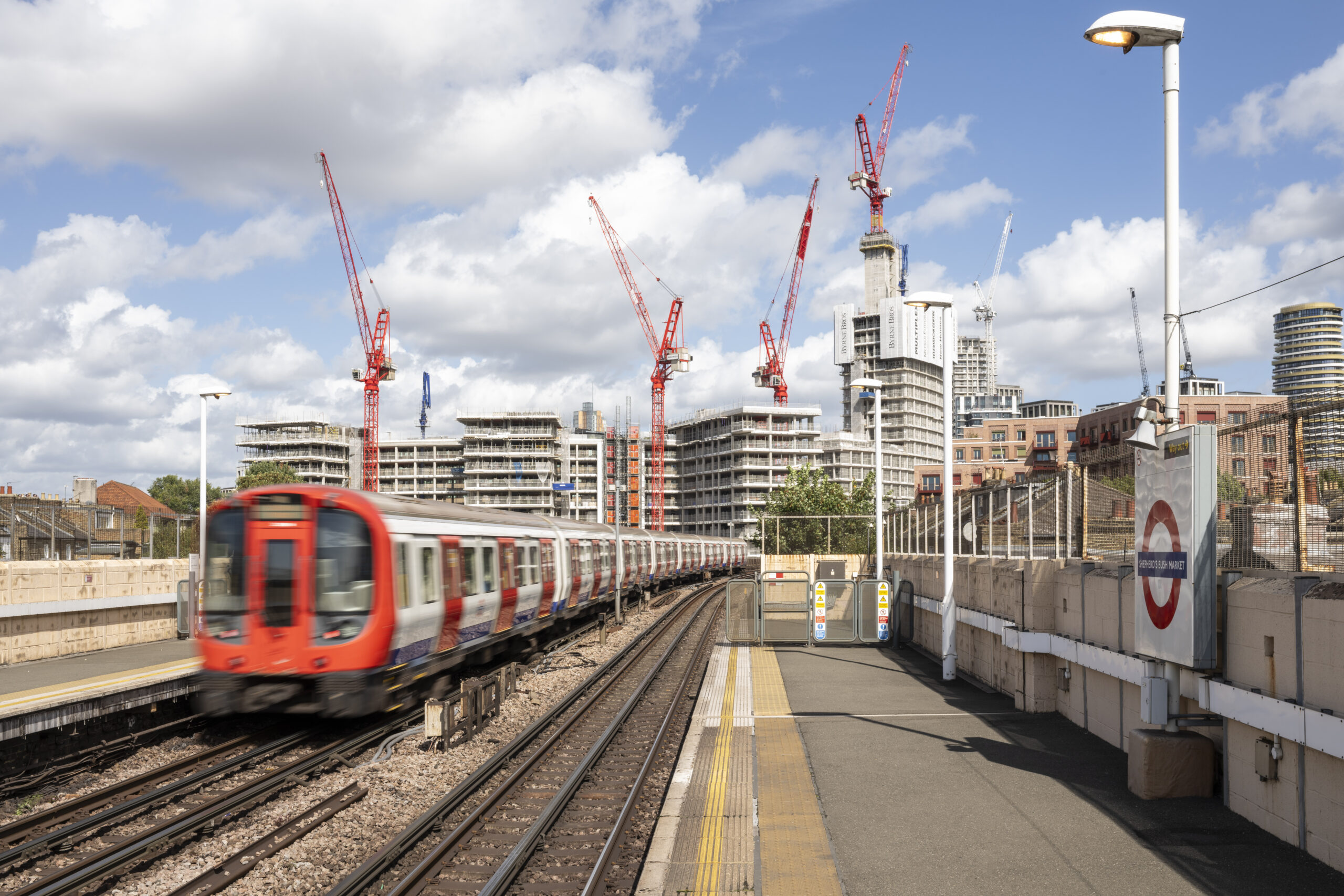 Kraneinsatz in London