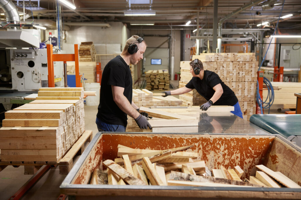 Vorbereitungen für die Stuhlproduktion. © Artek / Mikko Ryhänen