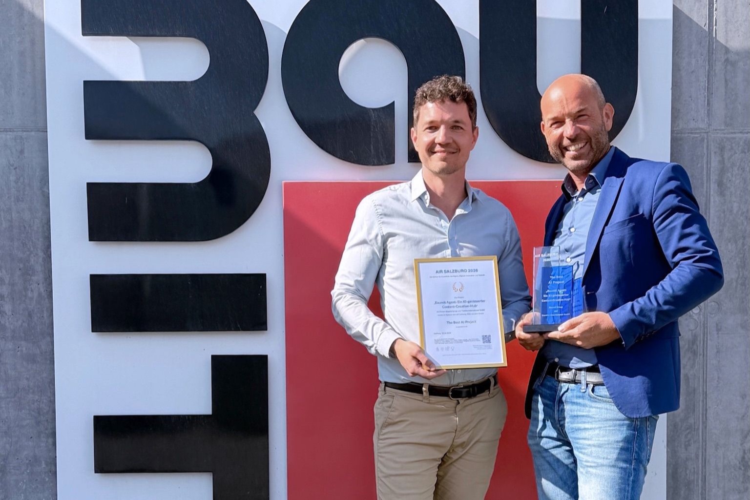 Baumit gewinnt AIR Salzburg Award für bestes KI-Projekt