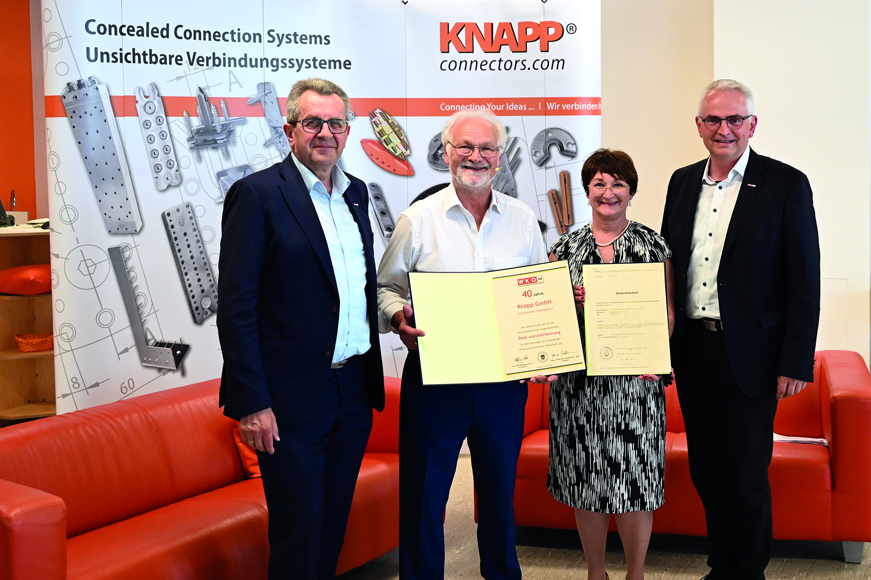 40 Jahre Knapp: Der Spezialist für Systemverbinder