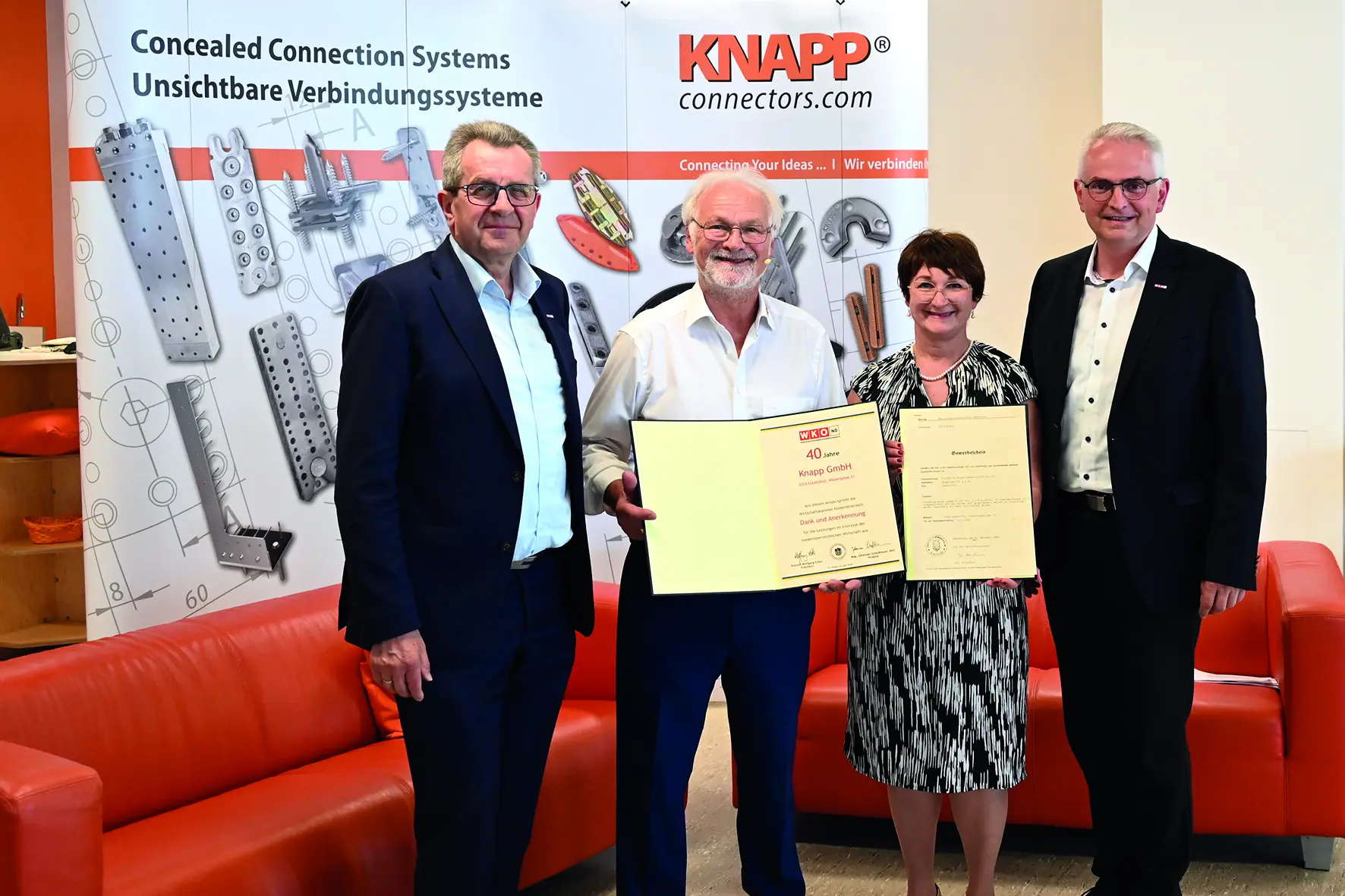 40 Jahre Knapp: Der Spezialist für Systemverbinder