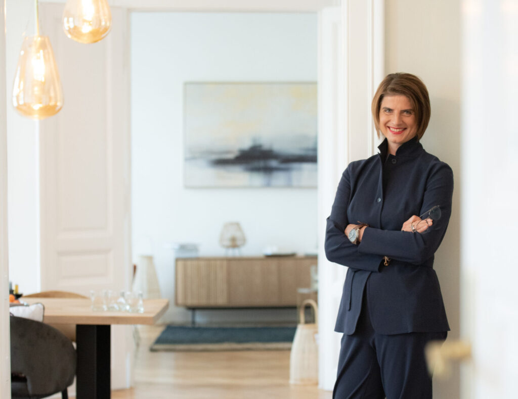 Renate Scheidenberger, Baumeistern und Gründungsmitglied Koo.Bau