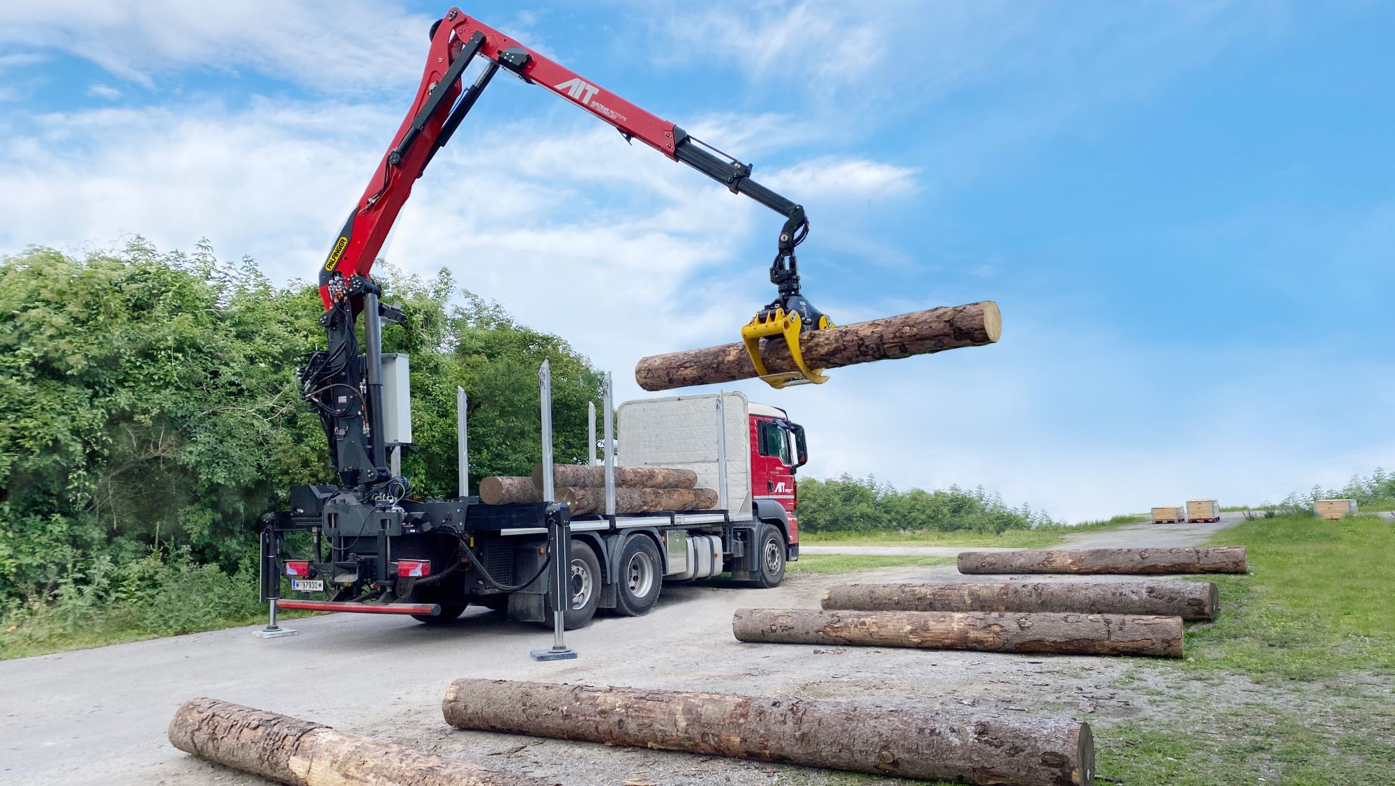 AIT entwickelt autonome Arbeitsmaschinen für Baustelle, Wald und Logistik