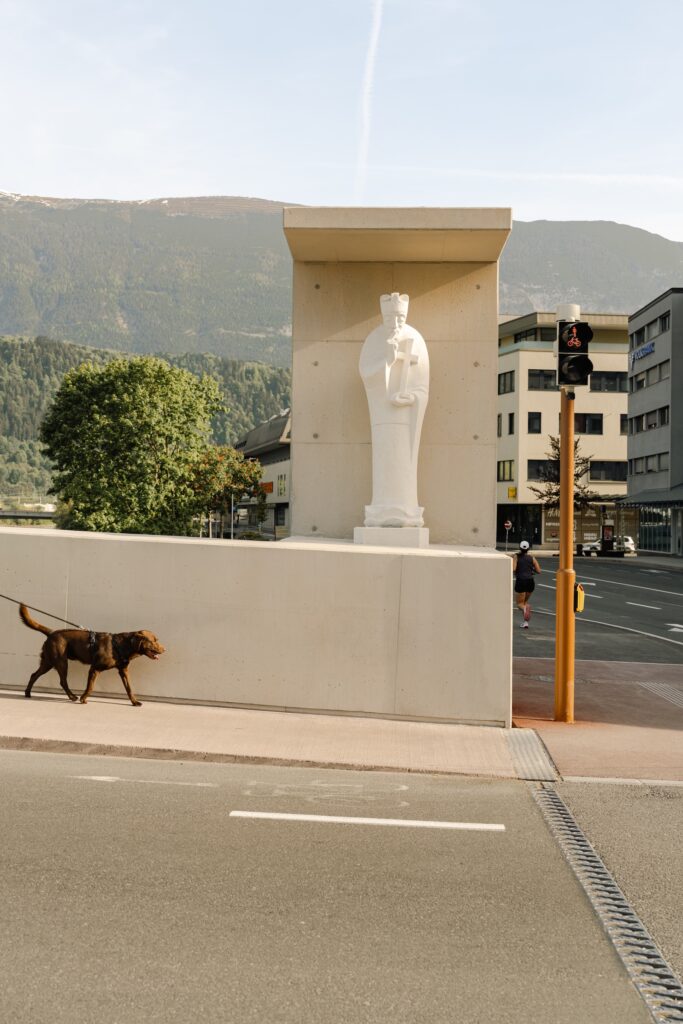 Die neue Steinbrücke in Schwaz.
