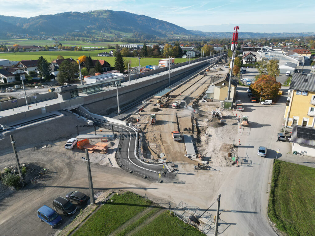 Baustelle Bahnof Michelsdorf