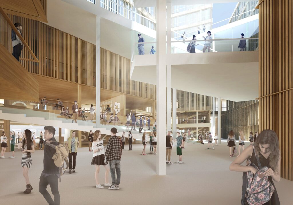 Innenansicht MCI Entwurf, Rendering
