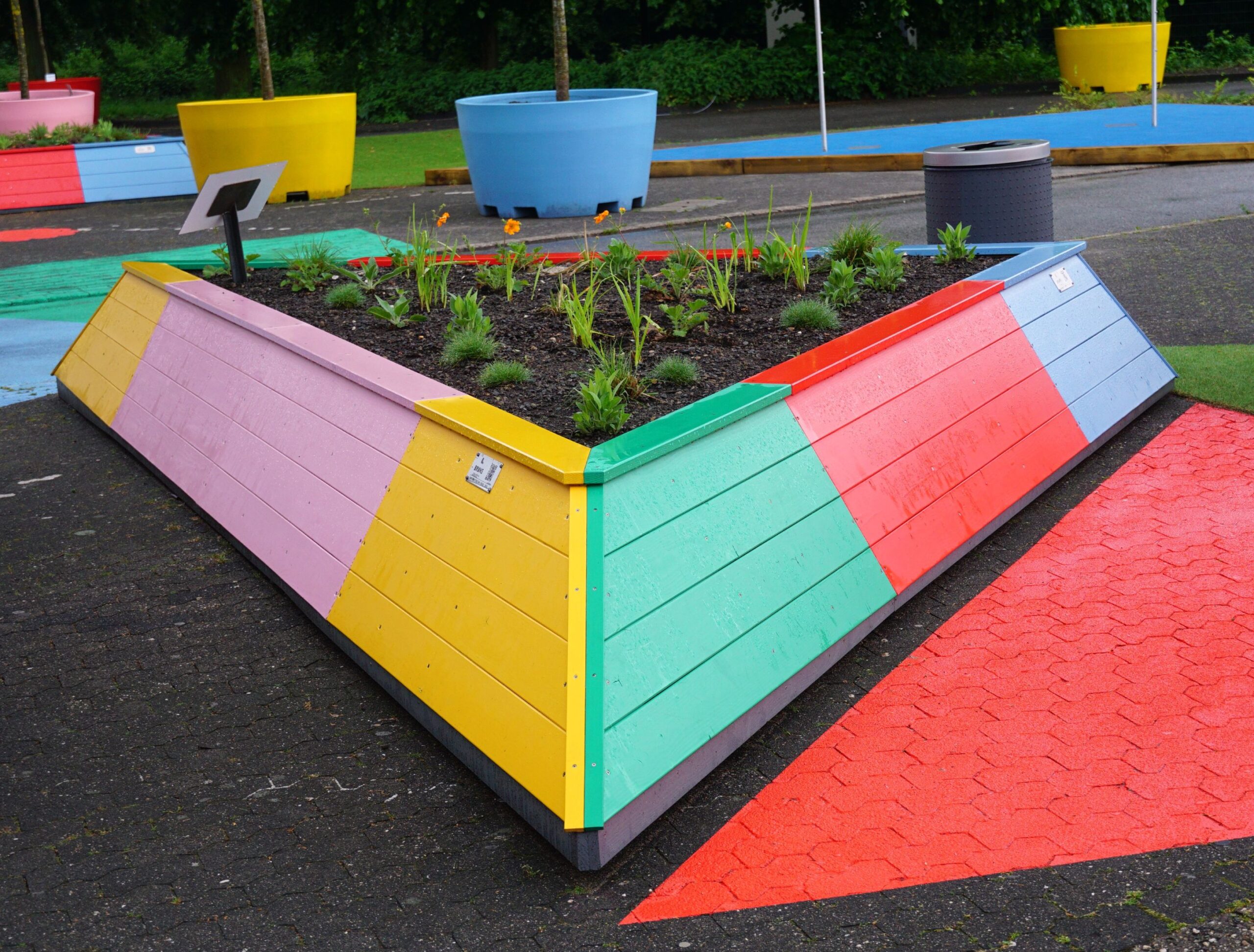 Bunte Beete für die Landesgartenschau Neuss