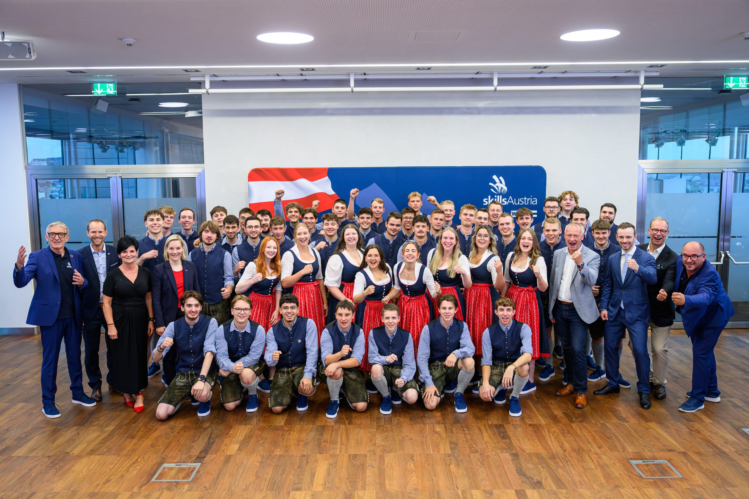 WorldSkills 2026: Österreichs Nationalteam nach Shanghai verabschiedet