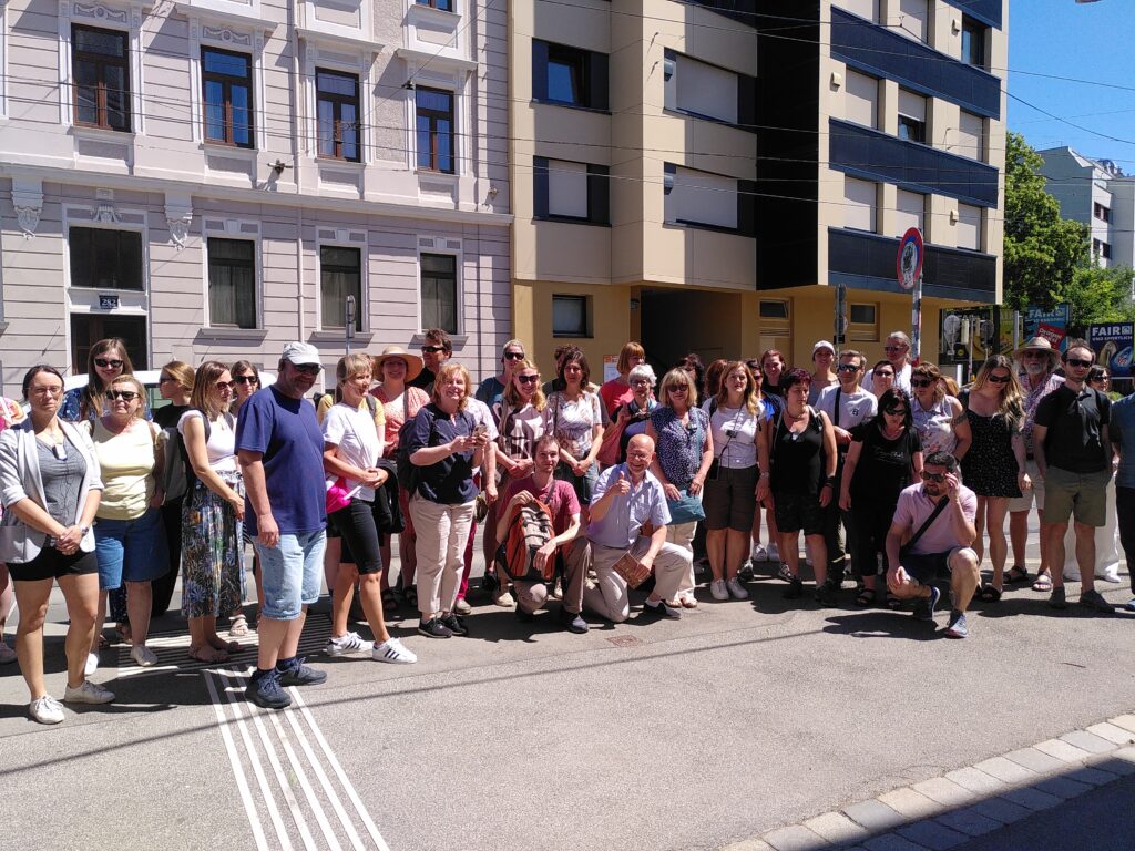 150 VertreterInnen der Stadtverwaltung von Brno in Wien auf Best-Practice Besichtigungstour