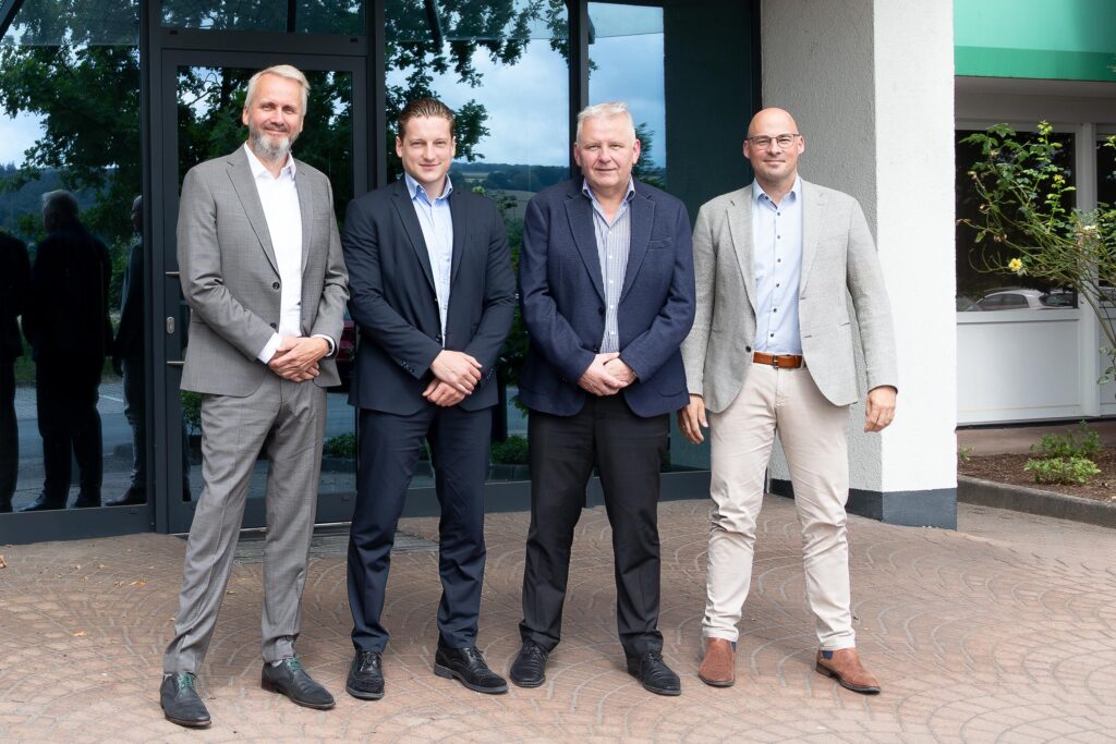 Die neue Geschäftsführung der Hegla (von links): Christian Decker (CEO), Toni Schön (CSO), Dr. Heinrich Ostendarp (CTIO) und Peter Herrmann (COO).