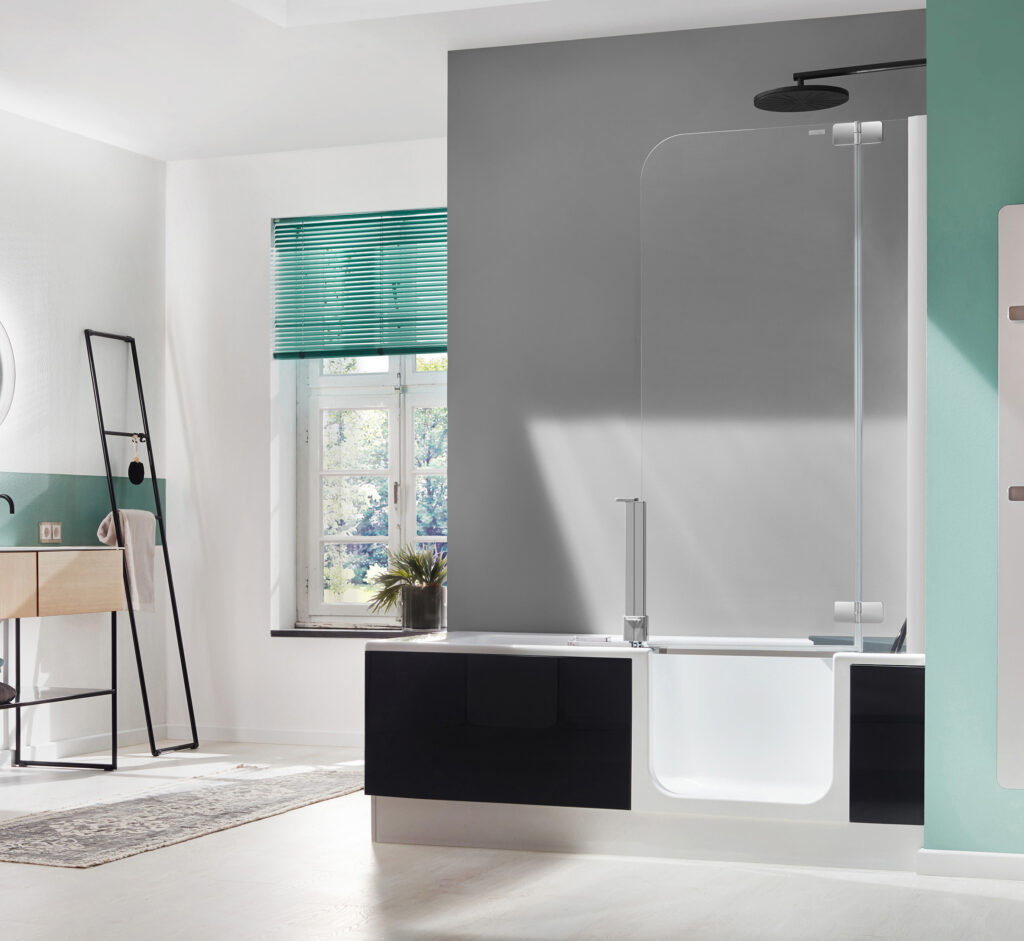 Twinline 2 von Artweger: Dusche und Wanne in einem.