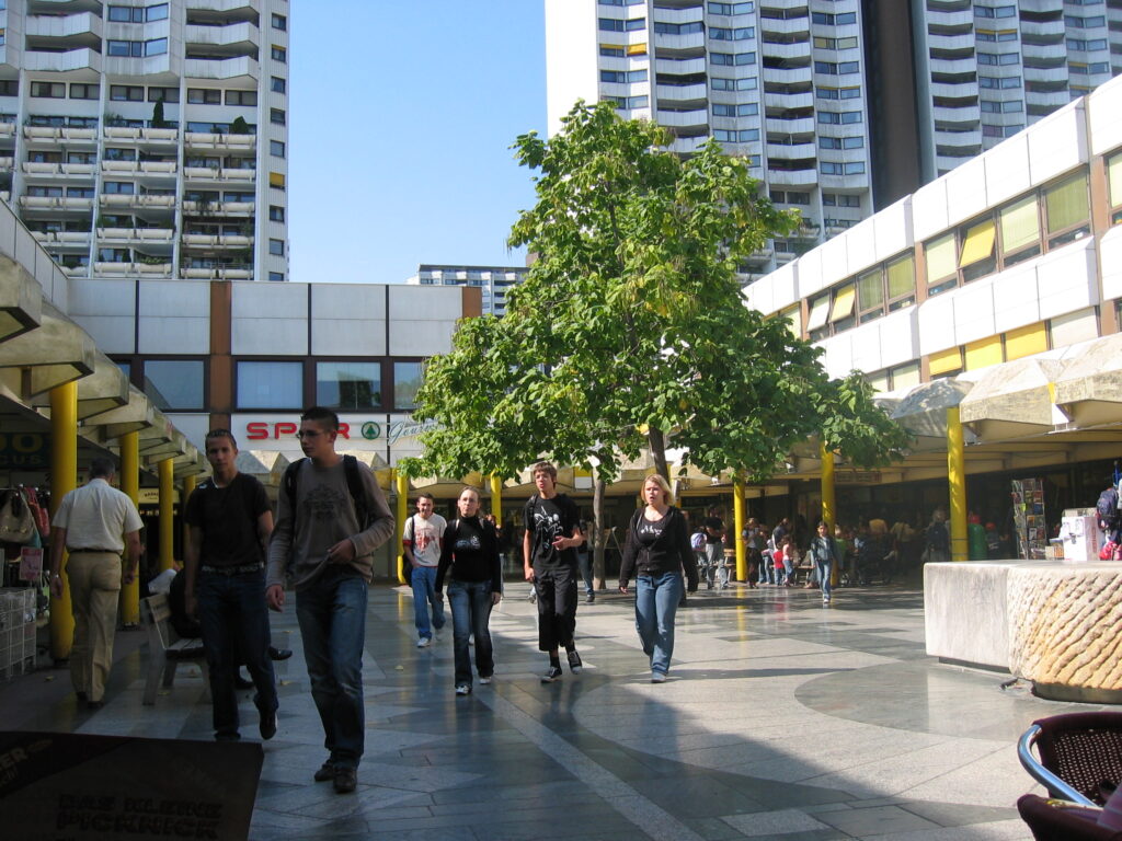 Geschäfte im Wohnpark Alterlaa