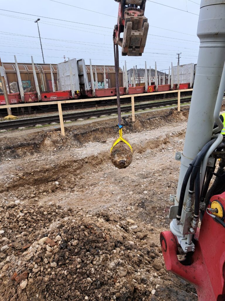 Fliegerbombe bei der ÖBB