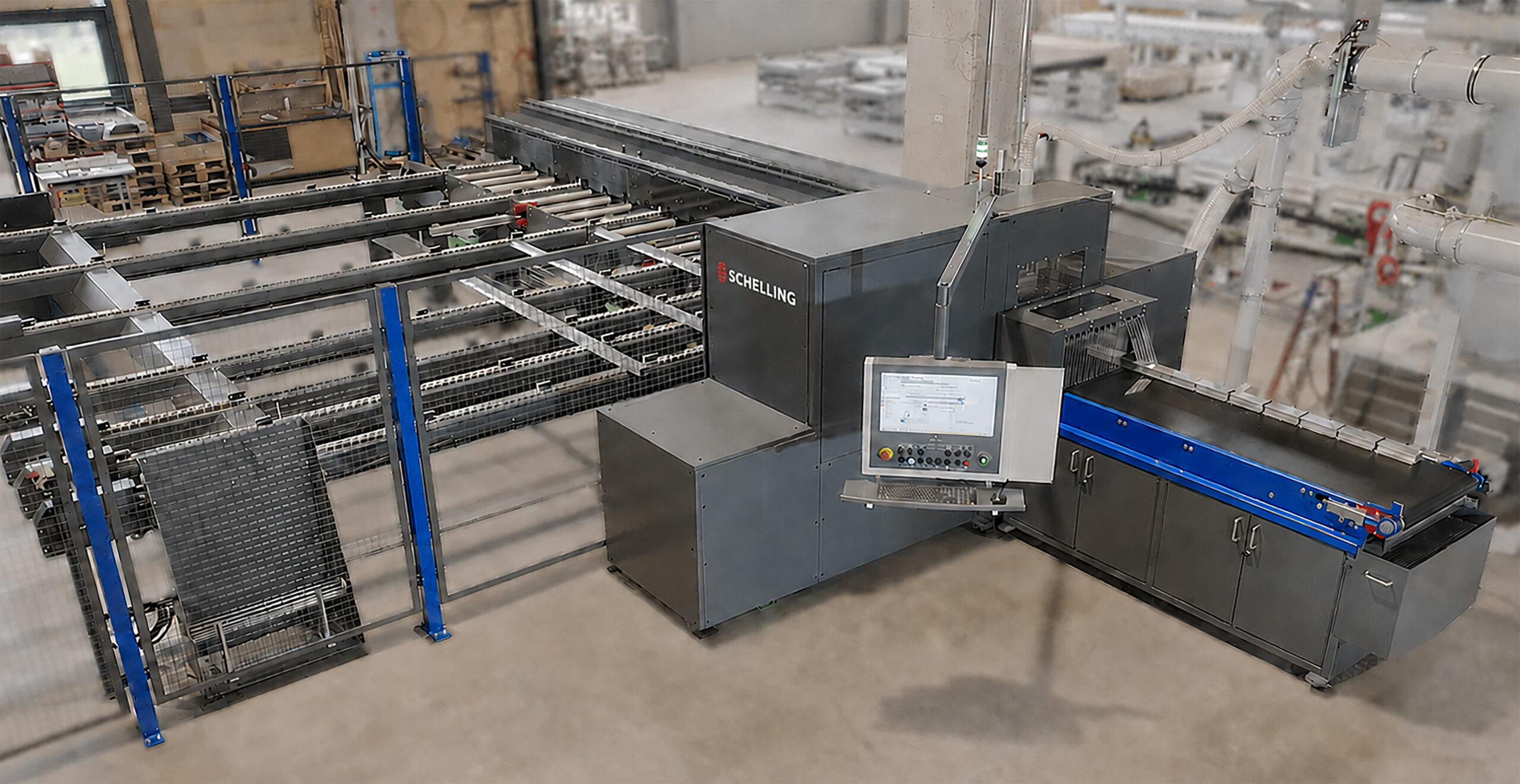 Automatisierte Ablängsäge für Aluminium und Buntmetalle