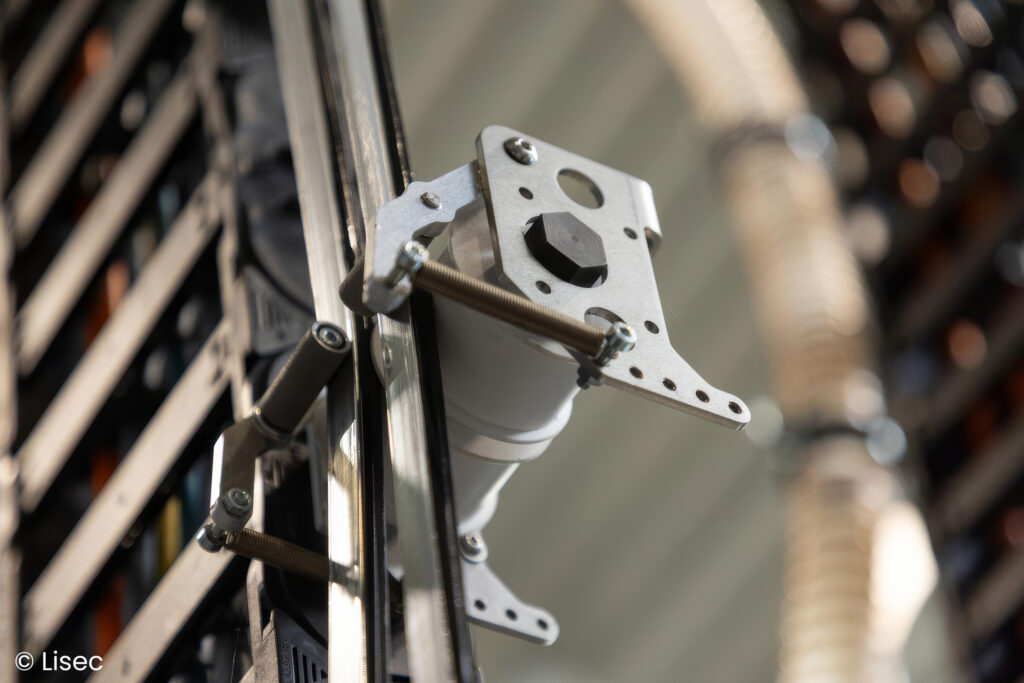 Detail der adaptiven Spacerführung.