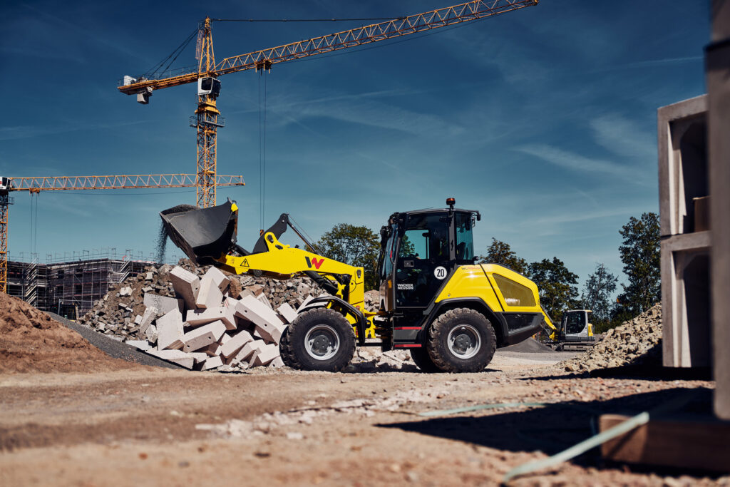 Der WL950 von Wacker Neuson im Einsatz.