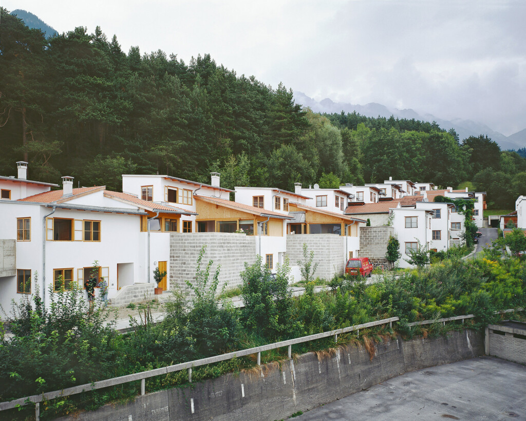 Siedlung Pumpligahn, Innsbruck, 1980 – 1995 © Architekturzentrum Wien, Sammlung, Foto Margherita Spiluttini