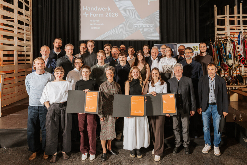 Alle Preisträger und Ausgezeichneten des Handwerk + Form Festivals 2026.